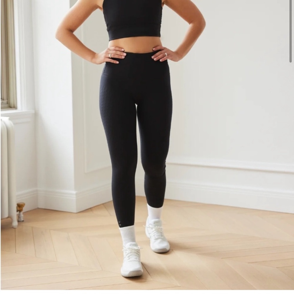 NWT Sz Sm - ELASTIQUE ATHLETICS L'Original Full Length Lymphatic Bead Legging